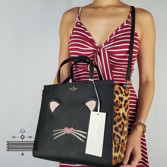 🔽 Kate spade leopard Hayden crossbody run wild - Picture 6 of 8